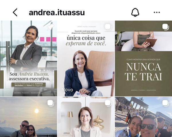 Perfil @andrea.ituassu no Instagram
